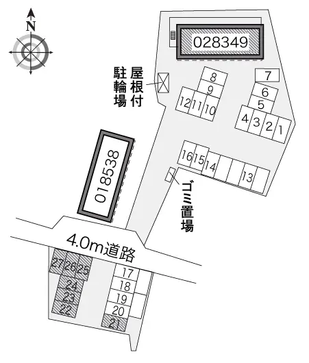 ★手数料０円★宮崎市権現町　月極駐車場（LP）